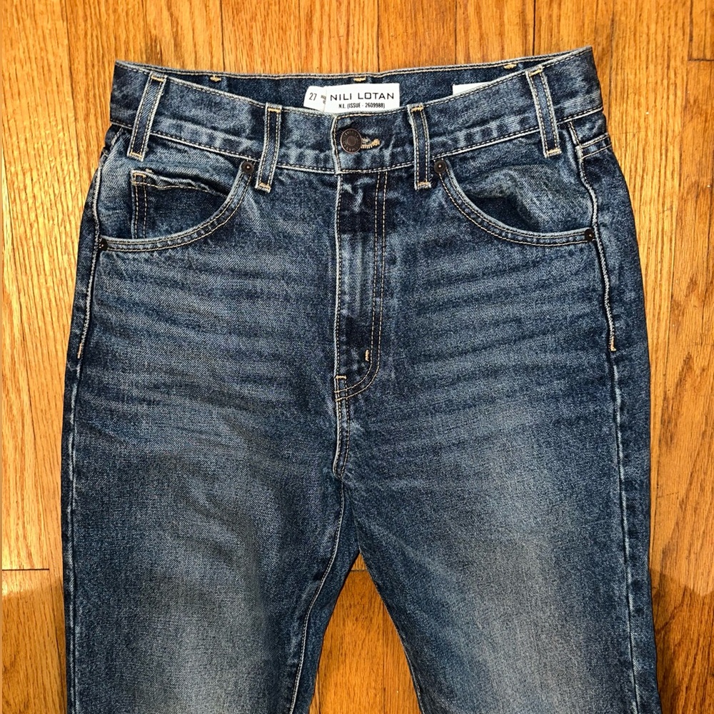 Nili Lotan Joan Jean, long raw hem, 27 - Picture 16 of 16